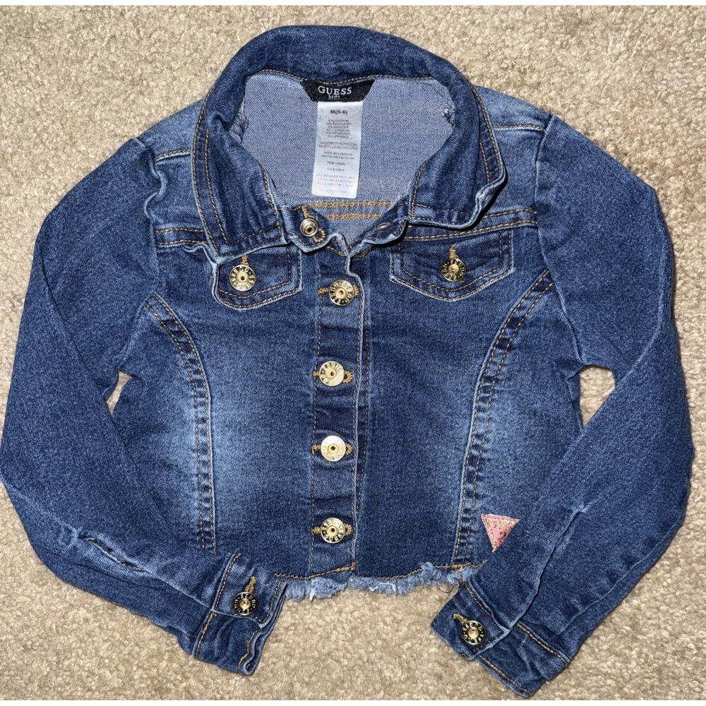 Guess Girl's Denim Jacket Size 5-6‎